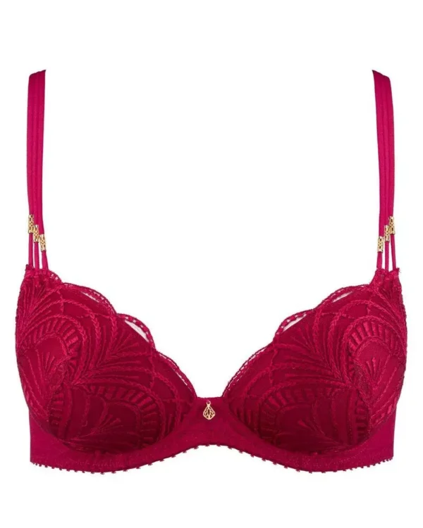 Soutien-gorge plunge coque Aubade Vibes (Love Potion) - du 85A au 95C (mesdessous.fr)