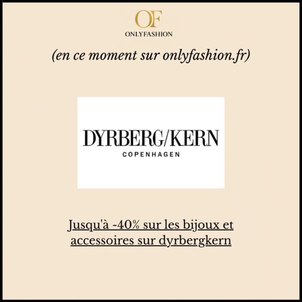 Jusqu'à -40% sur les bijoux et accessoires sur dyrbergkern